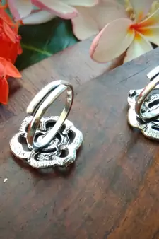 Rose Shaped Toe Rings