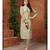 Beige Khadi Cotton Fancy Designer Kurtis