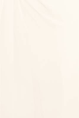 White plain faux georgette saree with blouse 5