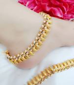Gold anklets
