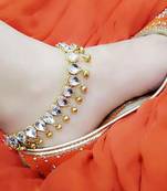 Gold anklets