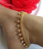Gold anklets
