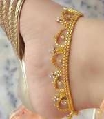 Gold anklets