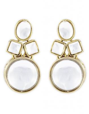 Karatcart Golden Non Precious Metal Dangle & Drop Earing For Women 2