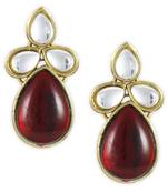 Karatcart Non Precious Metal Dangle & Drop Earings For Women   Red