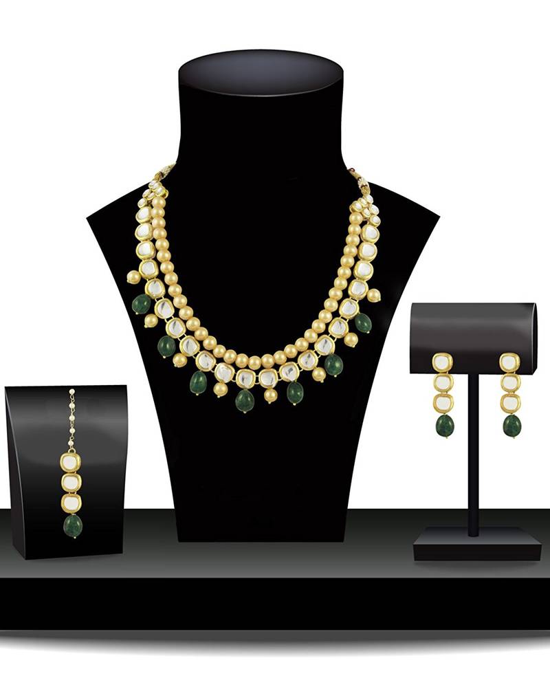 Karatcart 22K Goldplated Antique Origins Kundan