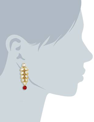 Karatcart 22K Goldplated Antique Origings Kundan Necklace For Women 2