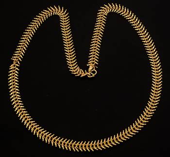 Gold necklaces 24" - bridal jewellery 1
