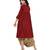 Maroon Kurta With Printed Harem Pants