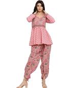 Peplum Top With Dhoti