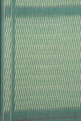 CLASSICATE from the house of The Chennai Silks Women's Green Pochampalli Cotton Saree Wlth Blouse 4
