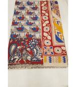 Traditional print kalamkari saree with blouse