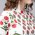 Off-White floral print Front & Side Slit Kurta