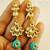Turquoise Kundan Gold Plated Necklace Set