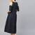 Navy Cold Shoulder Dress