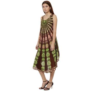 Multicolor Plain Rayon Long Kurtis 2