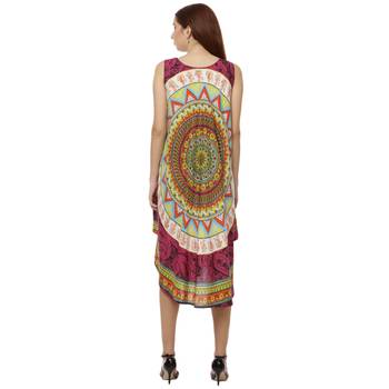 Multicolor Plain Rayon Long Kurtis 4