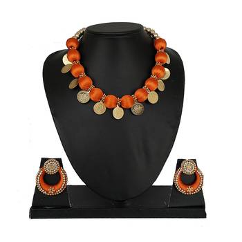 Orange designer-jewellery 1