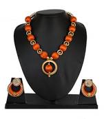 Orange designer-jewellery