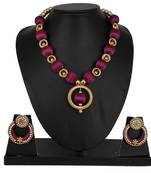 Purple designer-jewellery
