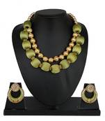 Green designer-jewellery