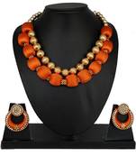 Orange designer-jewellery