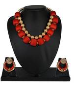 Red designer-jewellery