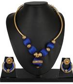 Blue designer-jewellery