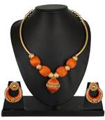 Orange designer-jewellery