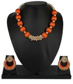 Orange designer-jewellery