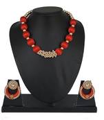 Red designer-jewellery
