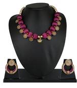 Purple designer-jewellery