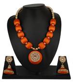 Orange designer-jewellery