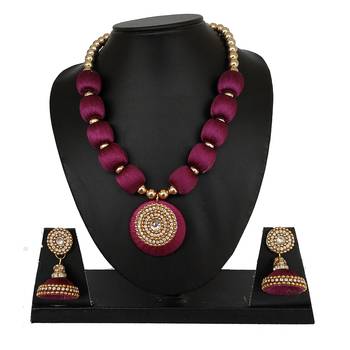 Purple designer-jewellery 1