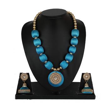 Blue designer-jewellery 1
