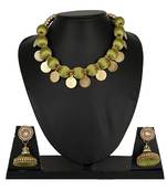 Green designer-jewellery