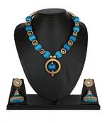 Blue designer-jewellery
