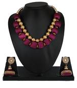 Purple designer-jewellery