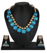 Blue designer-jewellery