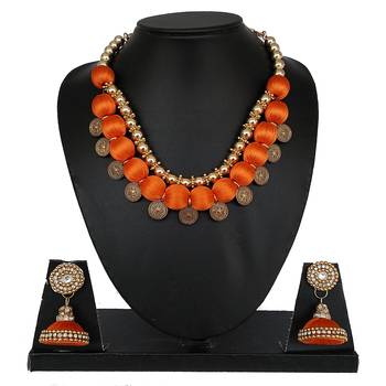 Orange designer-jewellery 1
