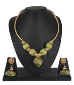 Green designer-jewellery