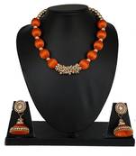 Orange designer-jewellery