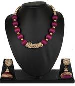 Purple designer-jewellery