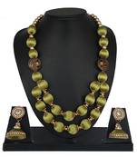 Green designer-jewellery