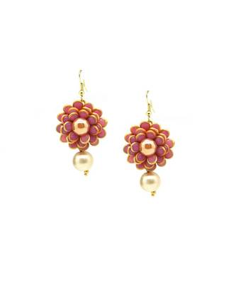Flower Style Earrings For Women & Girls 2