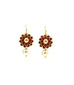 Flower Style Earrings For Women & Girls