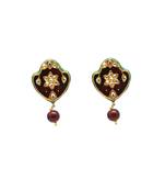 Gold Plated Kundan Earrings For Women & Girls