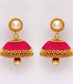 Pink Jhumkas