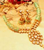  Kundanjadau  Hasli 22K Gold Plated Necklace Sets