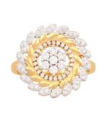 Gold Cubic Zirconia Rings